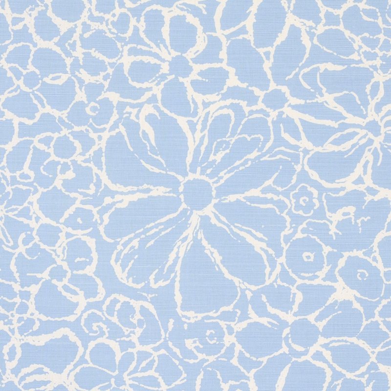 View 179550 Sidonie Blue by Schumacher Fabric