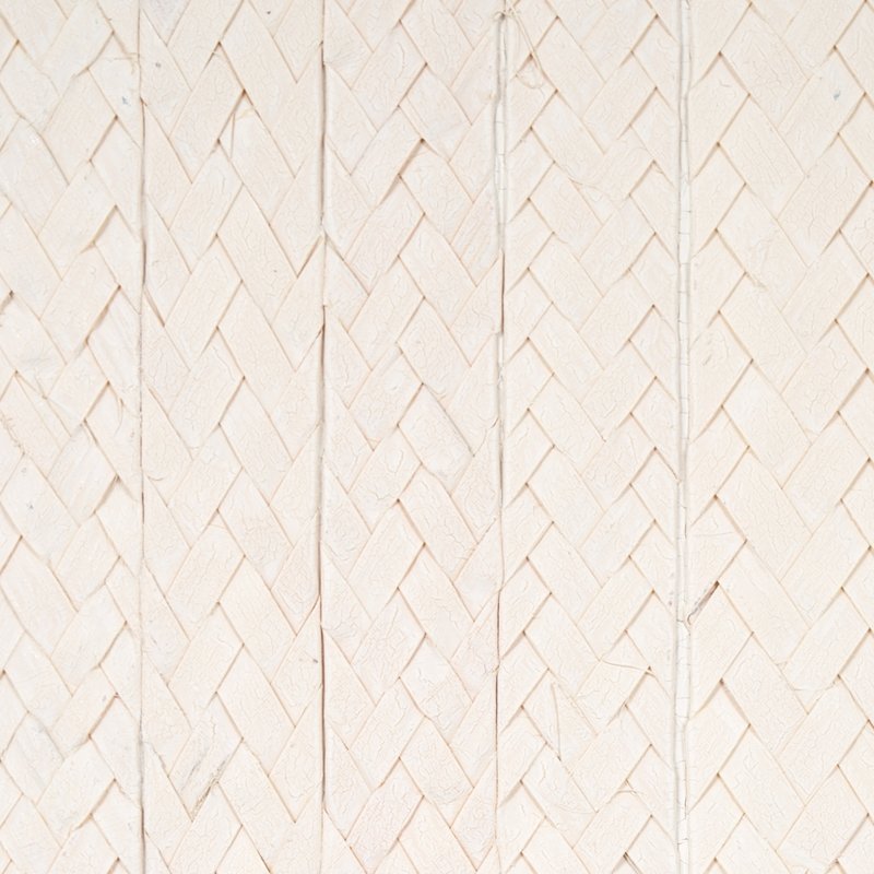 Shop 5010191 Braided Buri Ivory Schumacher Wallcovering Wallpaper