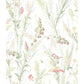 Sample 4072-70029 Delphine, Hillaire Green Meadow Wallpaper by Chesapeake