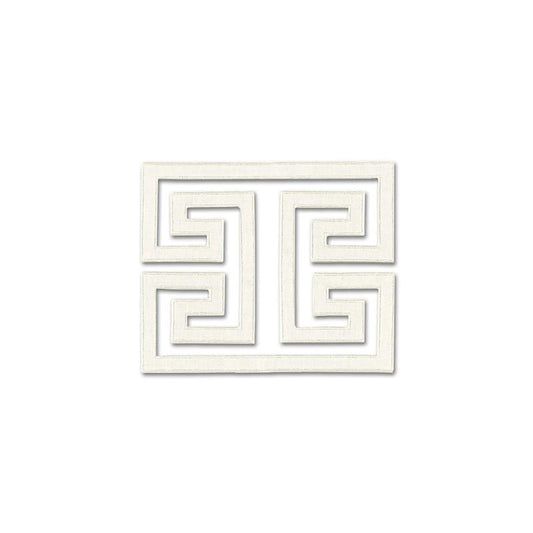 66130 | Madame Wu  Applique, Swan - Schumacher Fabric