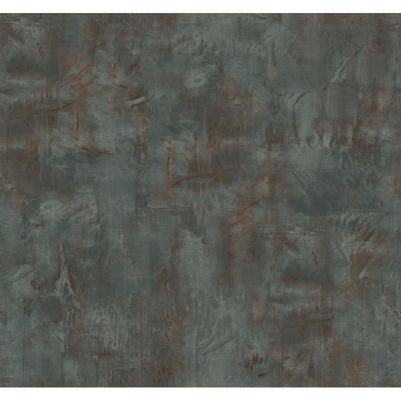 Sample LW51706 Living with Art, Rustic Stucco Faux Rust and Forest Green Seabrook Wallpaper