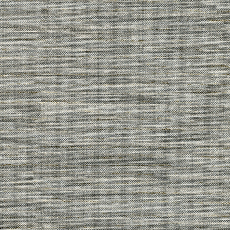 Save 2945-8016 Warner Textures X Bay Ridge Grey Faux Grasscloth Grey by Warner Wallpaper