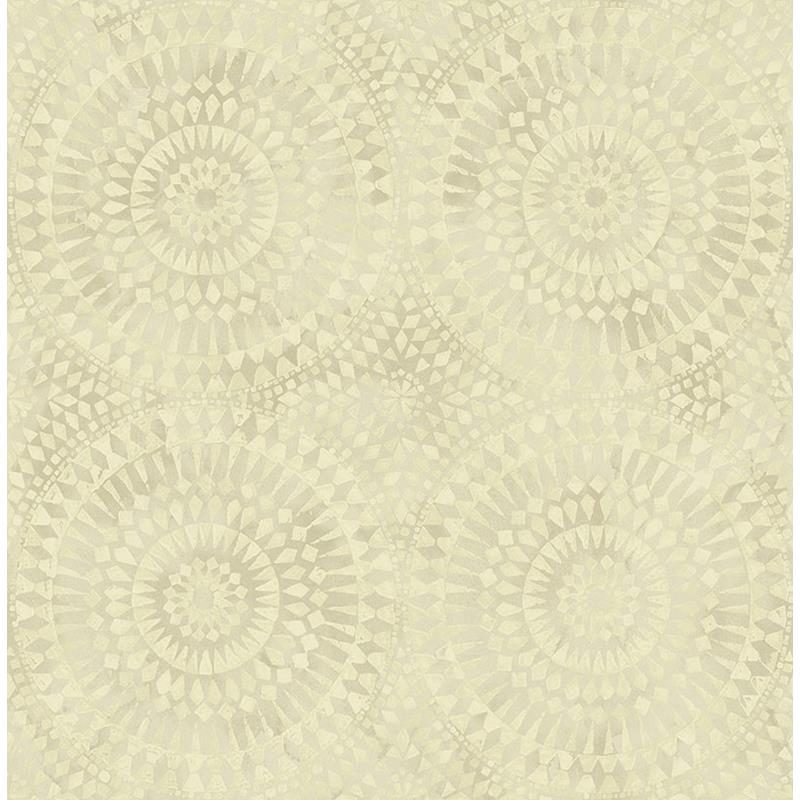 Looking MK20207 Metallika Gray Circles by Seabrook Wallpaper