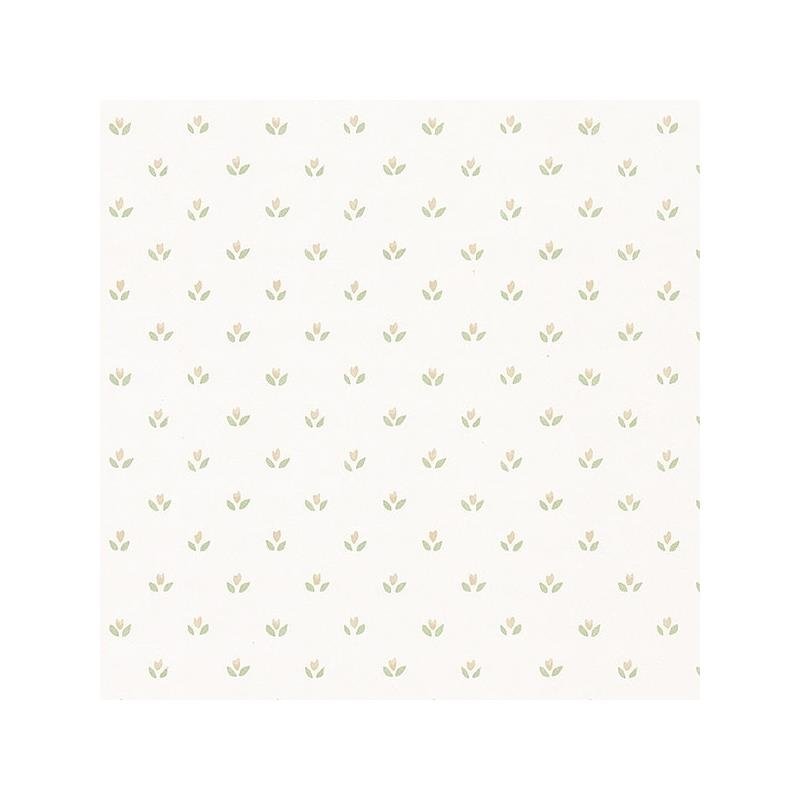 Sample FK26952 Green Small Floral wallpaper Norwall Wallpaper