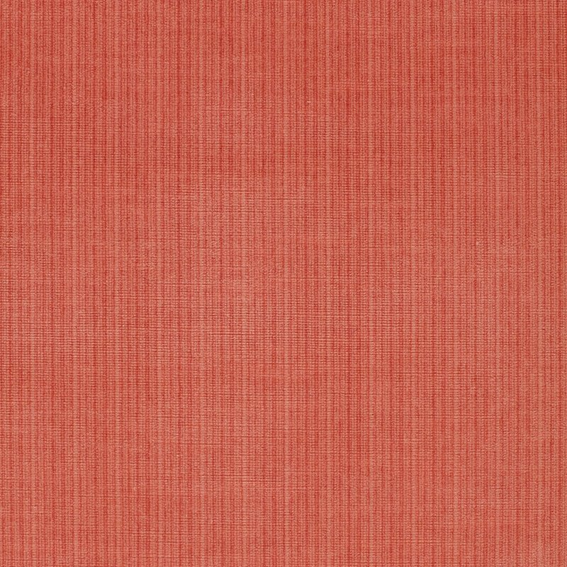 Purchase sample of 43046 Antique Strie Velvet, Coral by Schumacher Fabric