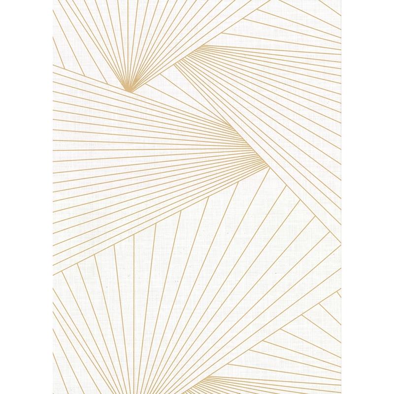 Sample 2921-50415 Warner Textures IX 2754 Main Street, Berkeley Off-White Geometric Faux Linen Wallpaper by