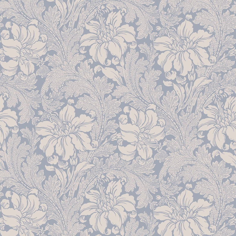 Sample 2010 Acanthus Garden, Blue By Borastapeter Wallpaper