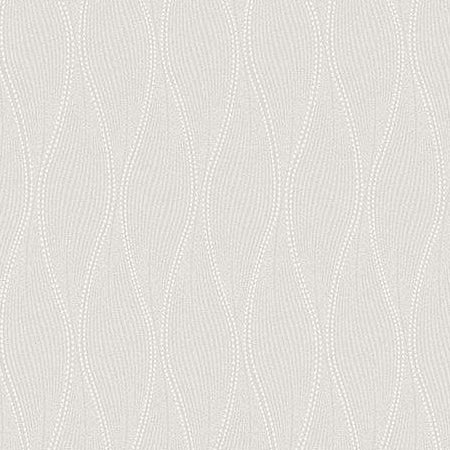 Acquire 2976-86518 Grey Resource Tetsu Silver Ogee Wave Silver A-Street Prints Wallpaper