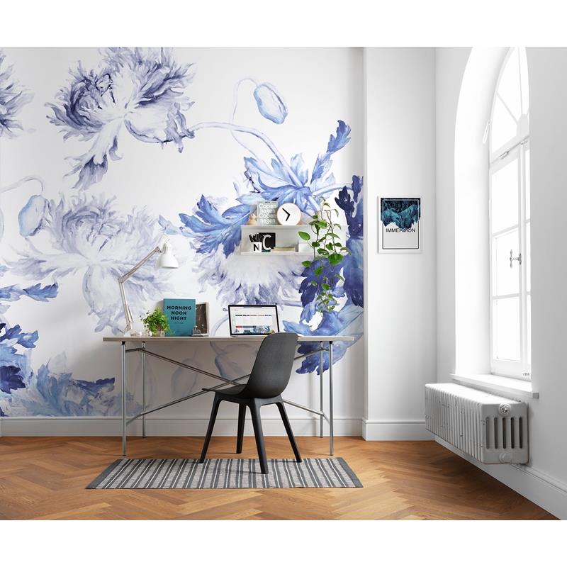 X7-1093 Colours  Blue Silhouettes Wall Mural by Brewster,X7-1093 Colours  Blue Silhouettes Wall Mural by Brewster2