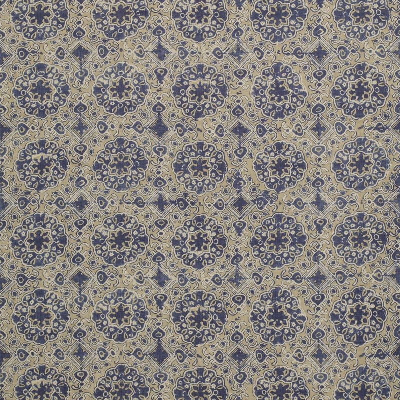 Sample BFC-3652.165 BLITHFIELD Ashcombe Sand/Blue Lee Jofa Fabric