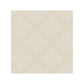 Sample 2625-21805 Symetrie, Tetra Beige Quatrefoil  by A Street Prints