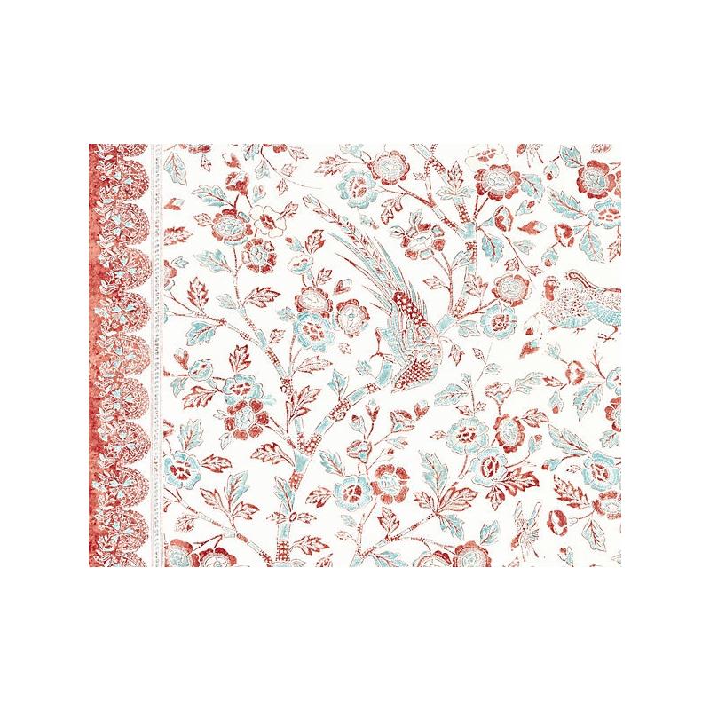 Find SC 000216625 Anissa Print Coral Spice by Scalamandre   Fabric