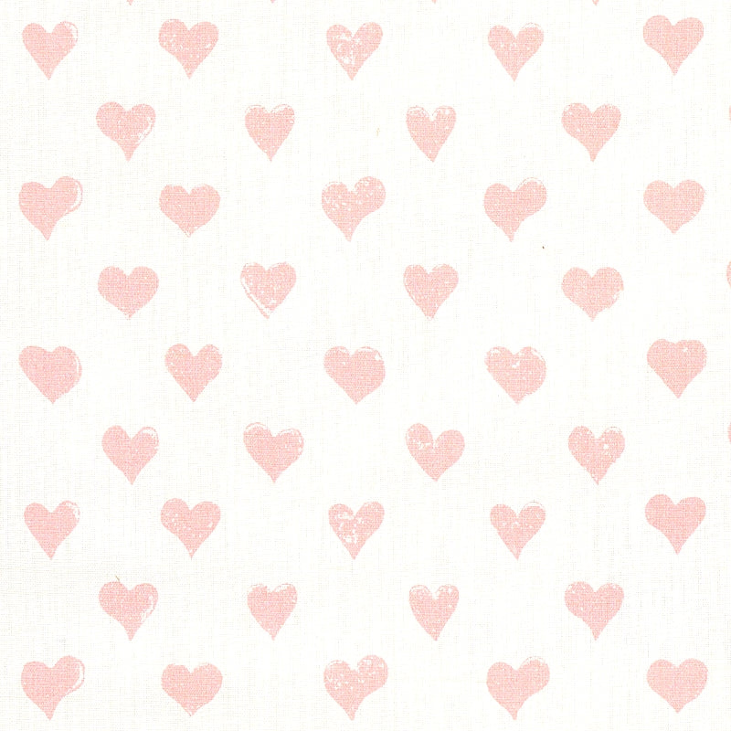 Purchase sample of 179590 Hearts, Pink by Schumacher Fabric