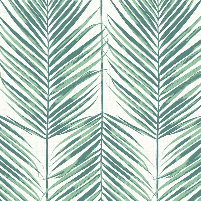 Buy MB30014 Beach House Paradise Tropic Green Leaves/Leaf by Seabrook Wallpaper