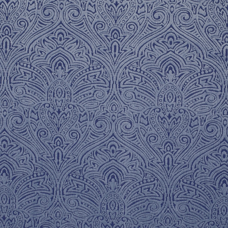 Order S4613 Riviera Damask Blue Greenhouse Fabric