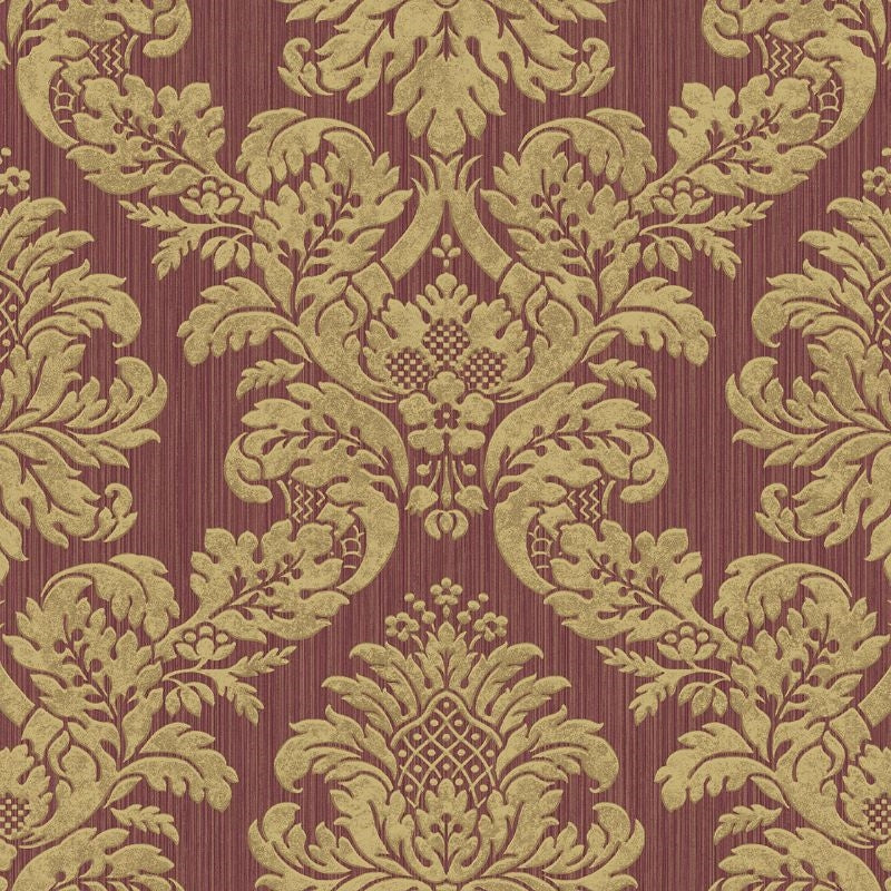 Search KT90501 Classique Grand Damask by Wallquest Wallpaper