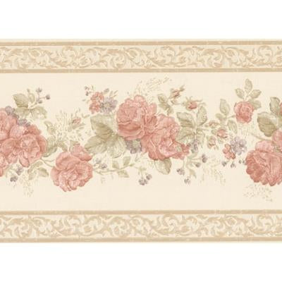 Order 992B07566 Vintage Rose Orange Floral wallpaper by Mirage Wallpaper