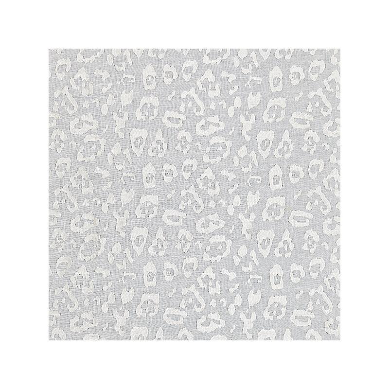 Sample 27054-001 Leopard Linen Sheer, Ivory - Scalamandre Fabric (SC 000127054)