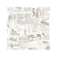 Sample FH37500 Farmhouse Living Newspaper  Norwall Wallpaper