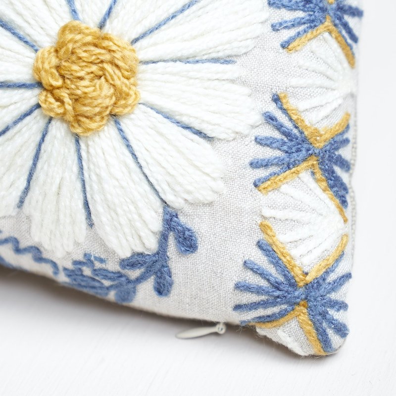 So723310209 Marguerite Embroidery Pillow Blossom By Schumacher Furniture and Accessories 1,So723310209 Marguerite Embroidery Pillow Blossom By Schumacher Furniture and Accessories 2,So723310209 Marguerite Embroidery Pillow Blossom By Schumacher Furniture and Accessories 3,So723310209 Marguerite Embroidery Pillow Blossom By Schumacher Furniture and Accessories 4,So723310209 Marguerite Embroidery Pillow Blossom By Schumacher Furniture and Accessories 5