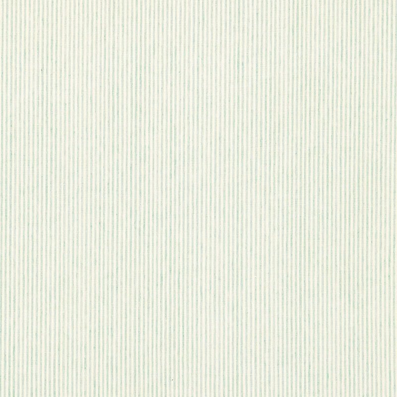 Purchase sample of 65984 Wesley Ticking Stripe, Aqua by Schumacher Fabric