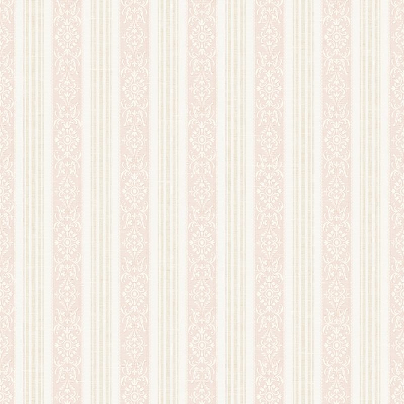 Search FS50111 Spring Garden Traditional Stripe by Wallquest Wallpaper