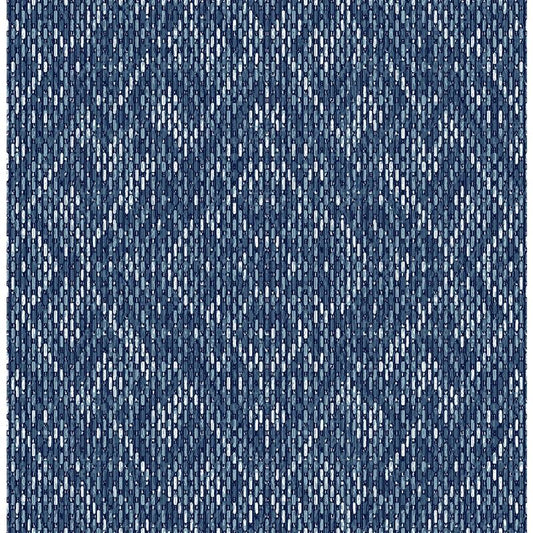 Search 2975-26242 Scott Living II Felix Indigo Geometric Indigo A-Street Prints Wallpaper