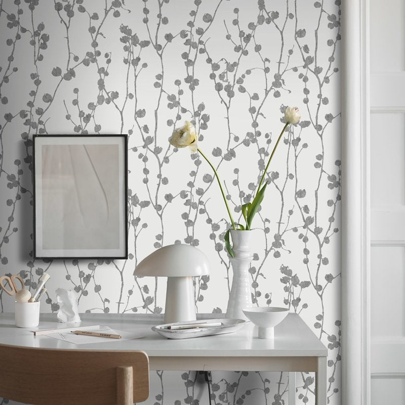 Shop 7425 disa charcoal borastapeter wallpaper 