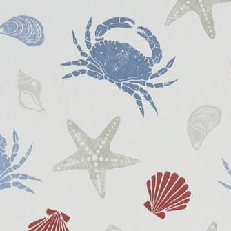 Select F1191/01 Offshore Novelty by Clarke And Clarke Fabric