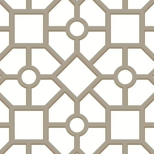 Order PSW1026RL Tropics Geometric Gold Peel and Stick Wallpaper