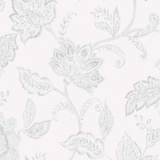 View 1930 Indigo Bloom Grey by Borastapeter Wallcovering