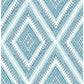 Sample 2969-26013 Pacifica, Zaya Blue Tribal Diamonds by A-Street Prints Wallpaper