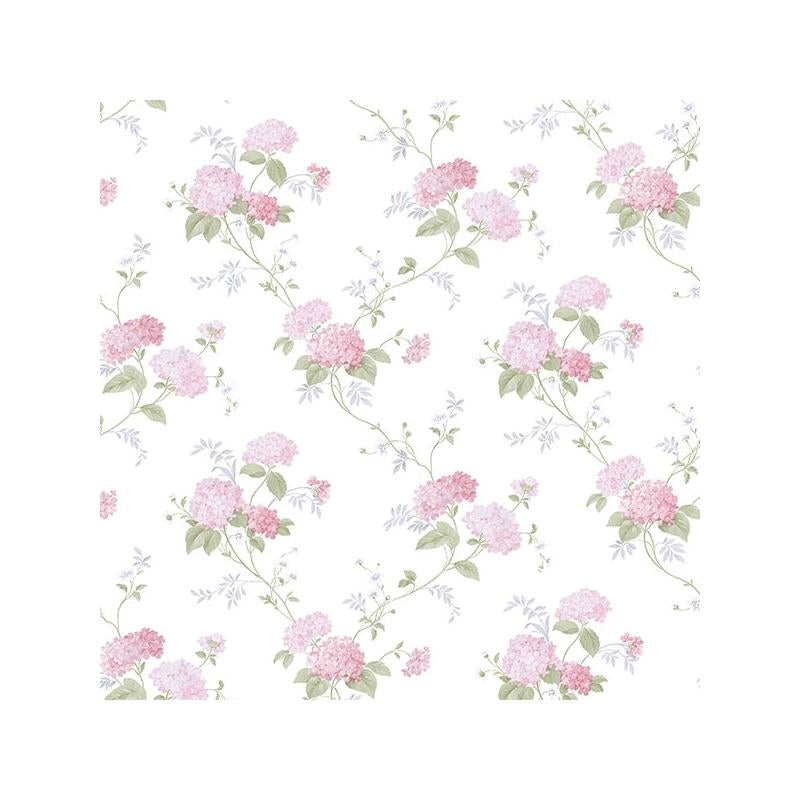 Sample PR33861 Pink Small Floral wallpaper Norwall Wallpaper