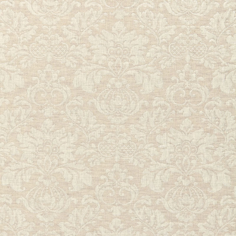 Purchase sample of 66620 Montisi Linen Damask, Flax by Schumacher Fabric