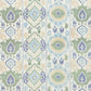 Buy 179051 Elizia Ikat Green & Blue by Schumacher Fabric