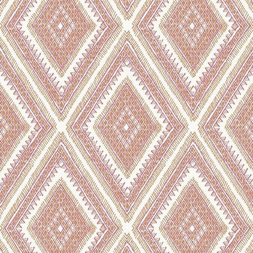 Purchase 2969-26015 Pacifica Zaya Orange Tribal Diamonds Orange A-Street Prints Wallpaper