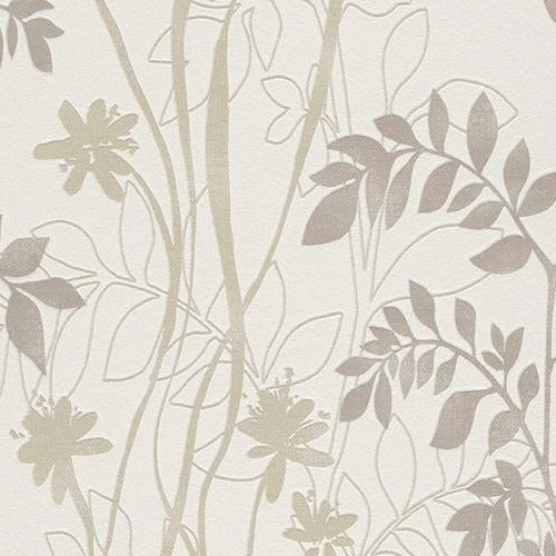 Order 705102 BB Home Passion Beige Leaves by Washington Wallpaper