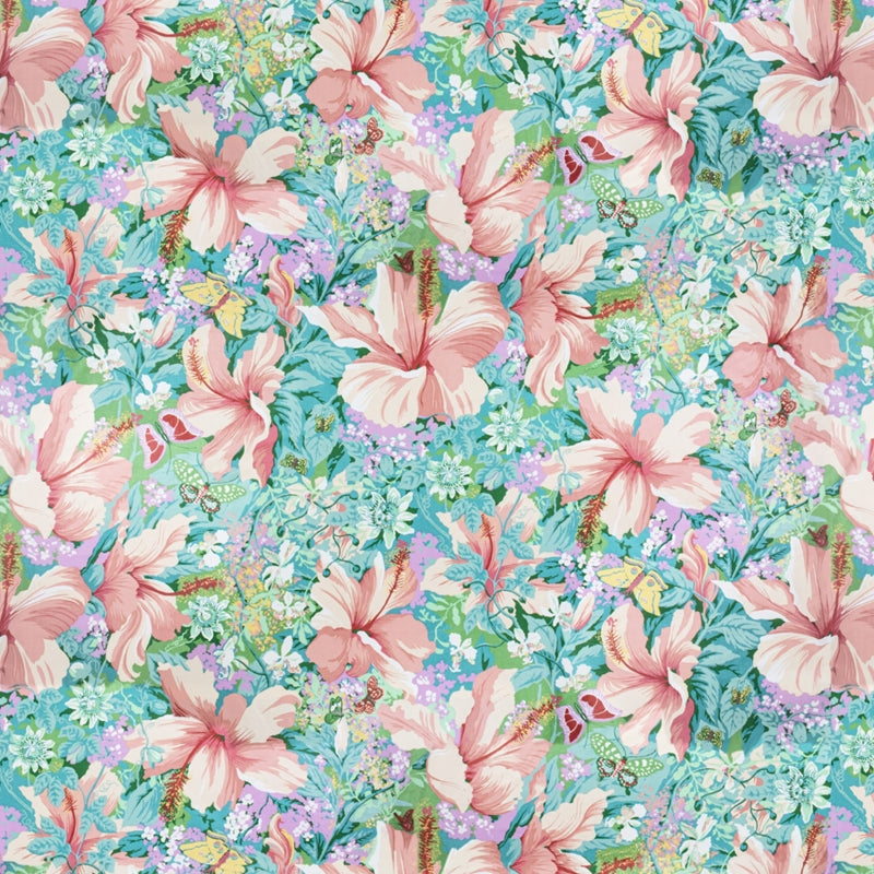 Sample 7317-20 Tropical Collage Vintage Bassett Mcnab By Bassett Mcnab Fabric