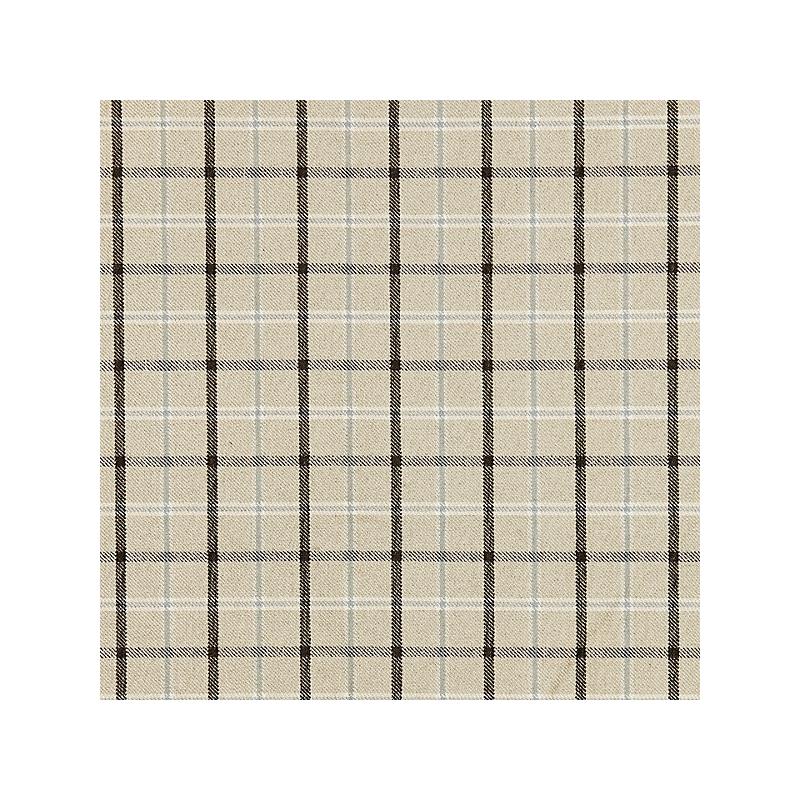 Sample 27121-001 Bristol Plaid, Linen - Scalamandre Fabric (SC 000127121)