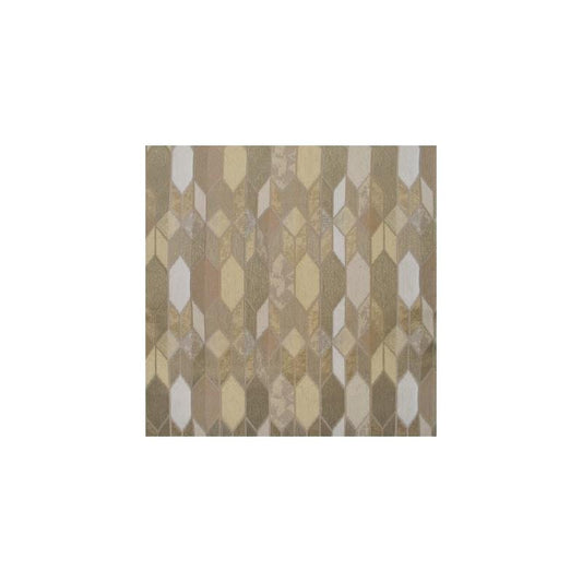 Select F3143 Sand Neutral Geometric Greenhouse Fabric