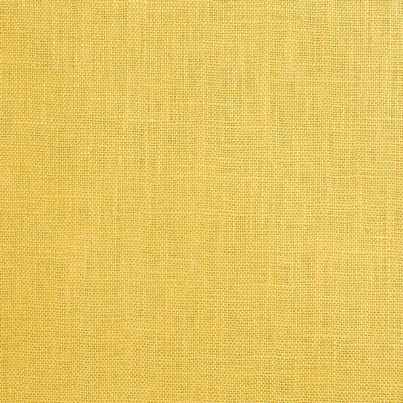 Looking 69367 Lange Glazed Linen Yellow By Schumacher Fabric