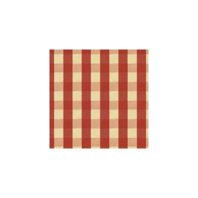Sample BR-89149-9 Carsten Check Pomegranate Check/Plaid Brunschwig and Fils Fabric