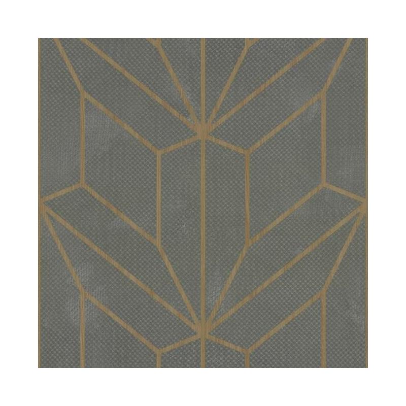 Sample MM1710 Mixed Materials, Hammered Diamond Inlay color Grey Geometrics by York Wallpaper