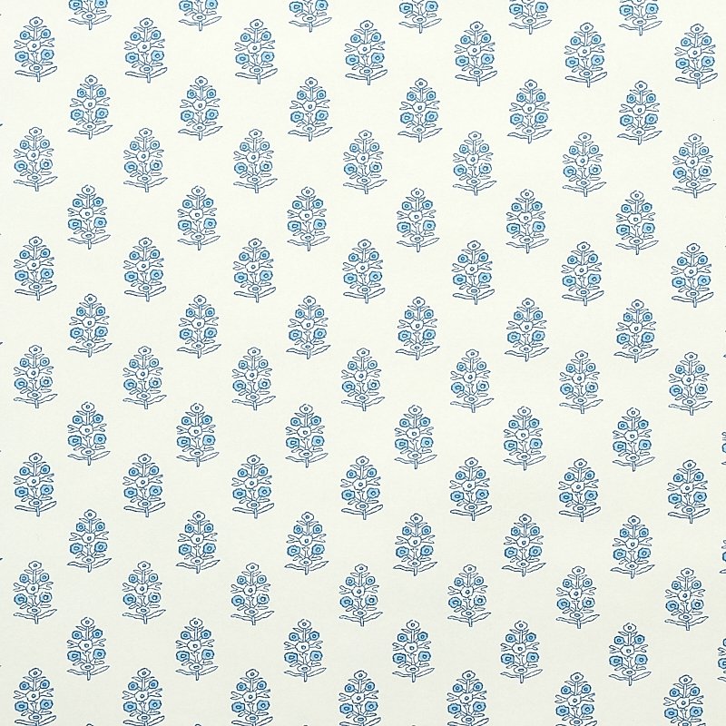 Order 5011930 Aditi Blue Schumacher Wallcovering Wallpaper