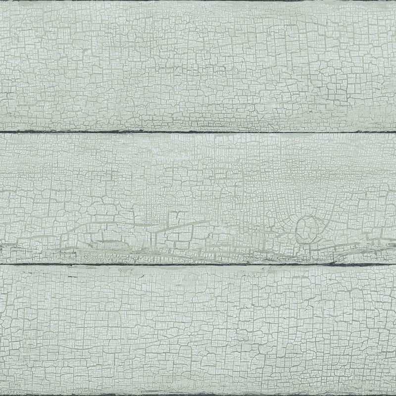 Sample 4072-70013 Delphine, Morgan Seafoam Distressed Wood Wallpaper by Chesapeake