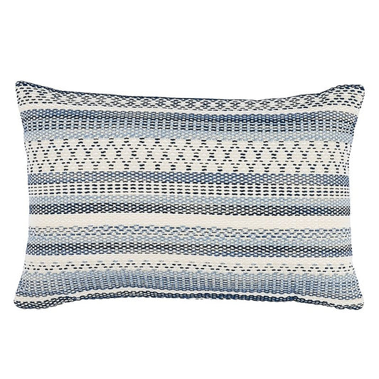 So17972004 Meadow Rock 18" Pillow Blue By Schumacher Furniture and Accessories 1,So17972004 Meadow Rock 18" Pillow Blue By Schumacher Furniture and Accessories 2