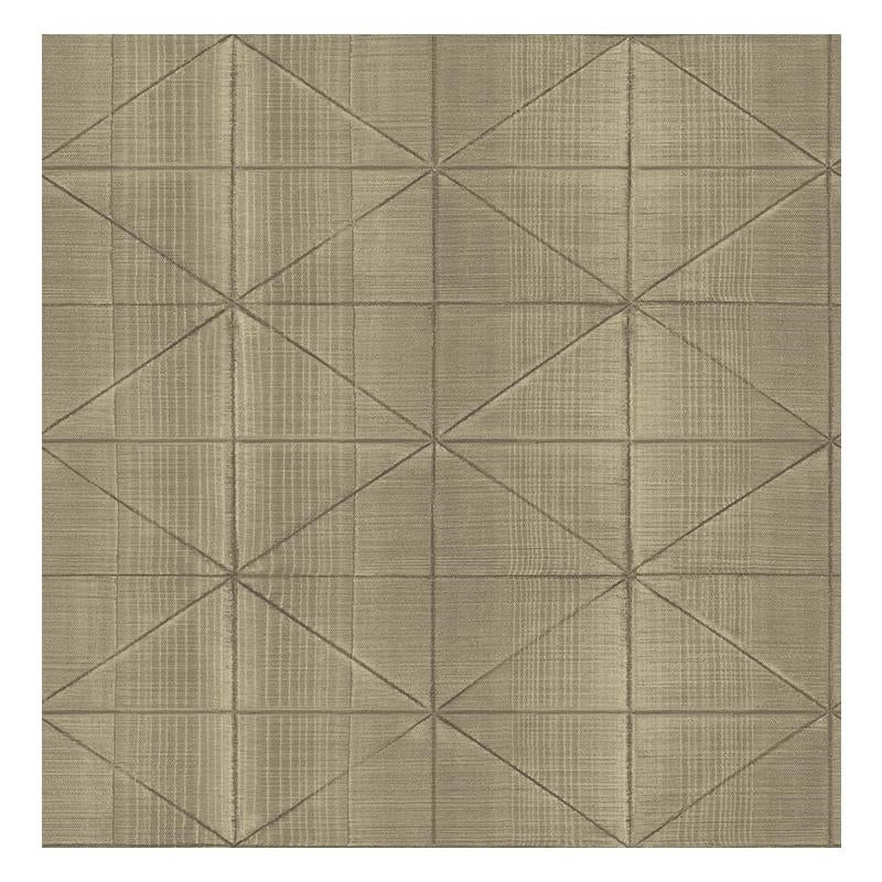 Sample Carl Robinson  CR61406, Norwich color Brown  Geometric Wallpaper