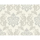 Sample 2765-BW40108 GeoTex, Adela Ivory Twill Damask by Kenneth James Wallpaper