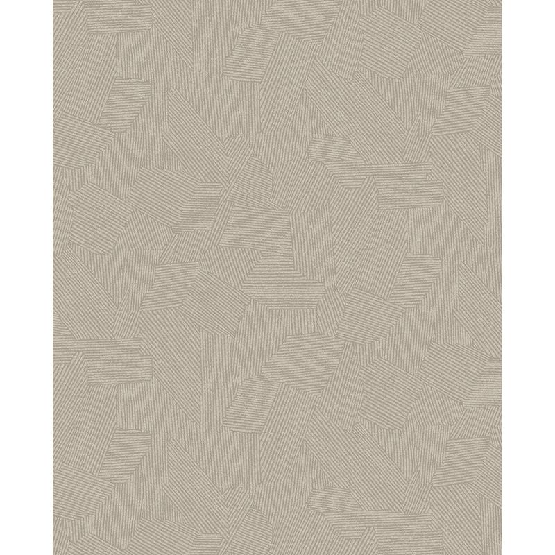 Sample EJ318001 Twist, Clio Light Brown Lined Geometric by Eijffinger