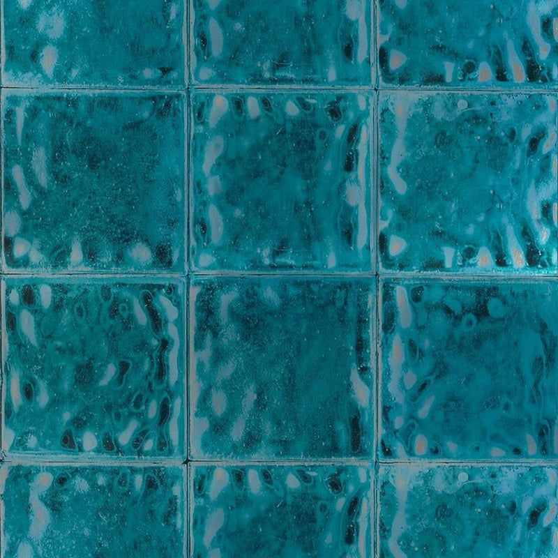 Purchase PDG646/02 Aquarelle Turquoise by Designer Guild Wallpaper